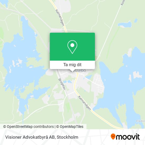 Visioner Advokatbyrå AB karta