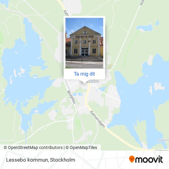 Lessebo kommun karta