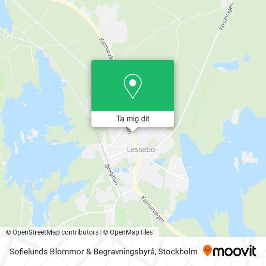 Sofielunds Blommor & Begravningsbyrå karta