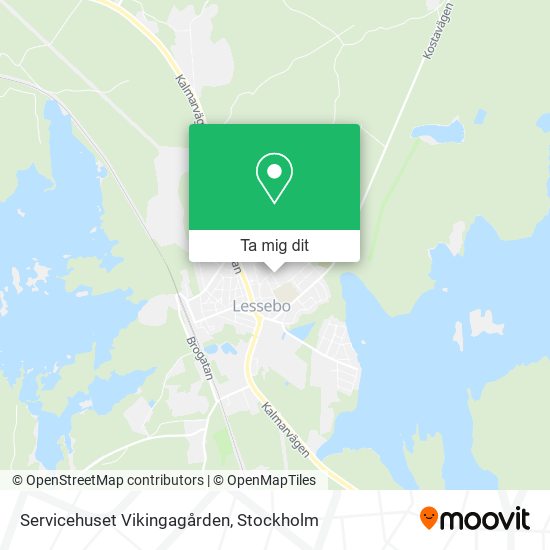 Servicehuset Vikingagården karta