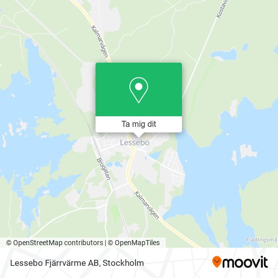 Lessebo Fjärrvärme AB karta