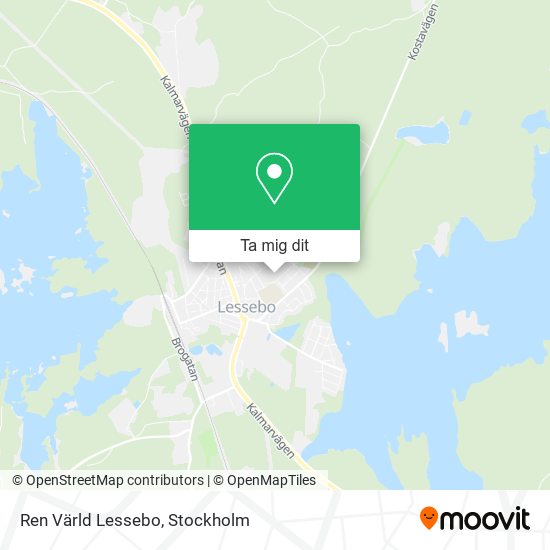 Ren Värld Lessebo karta