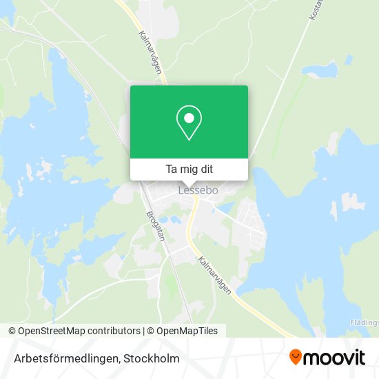 Arbetsförmedlingen karta