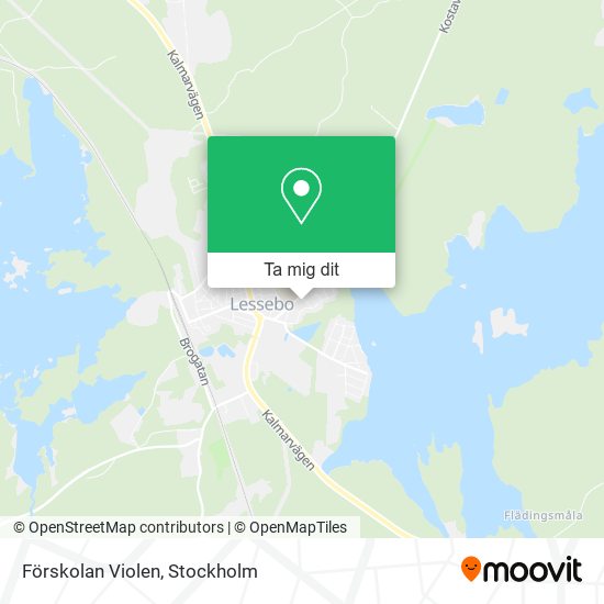 Förskolan Violen karta