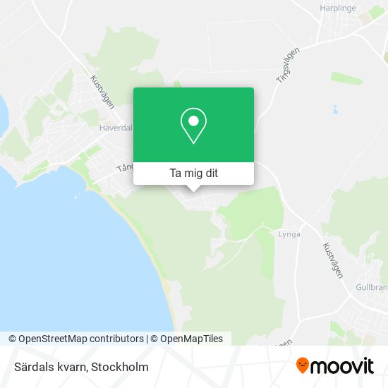 Särdals kvarn karta
