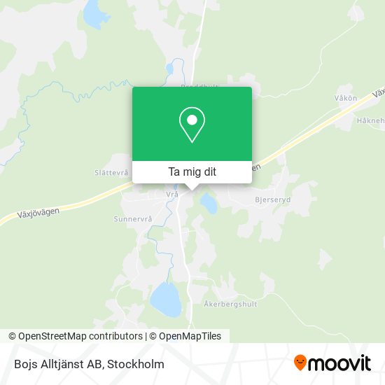Bojs Alltjänst AB karta