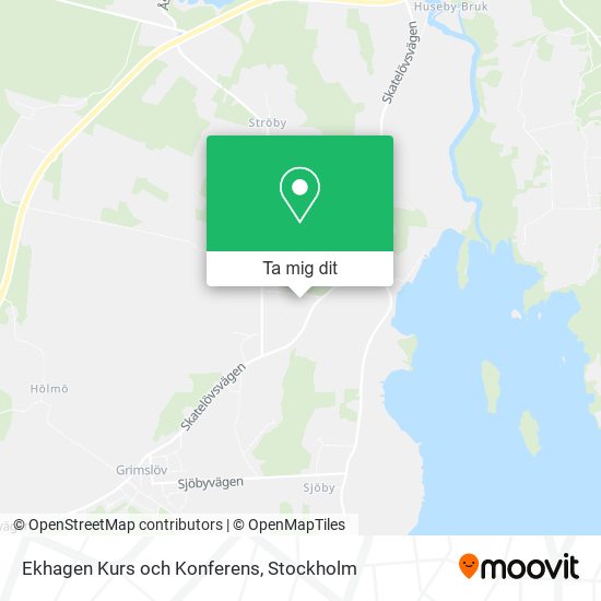 Ekhagen Kurs och Konferens karta