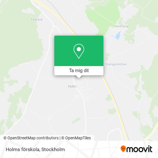 Holms förskola karta