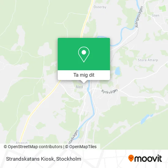 Strandskatans Kiosk karta