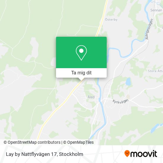 Lay by Nattflyvägen 17 karta
