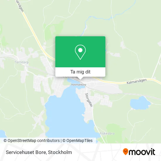 Servicehuset Bore karta