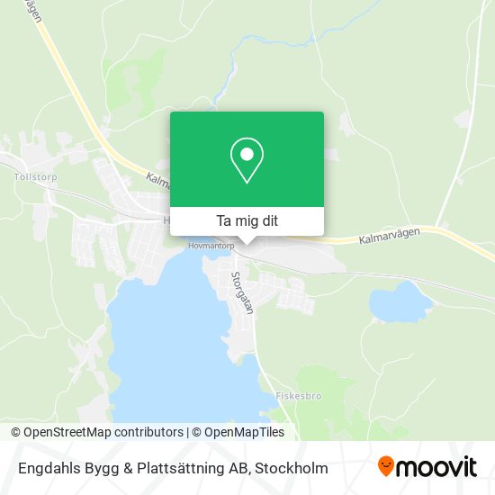 Engdahls Bygg & Plattsättning AB karta