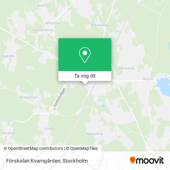 Förskolan Kvarngården karta