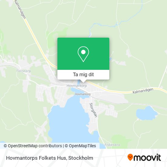 Hovmantorps Folkets Hus karta