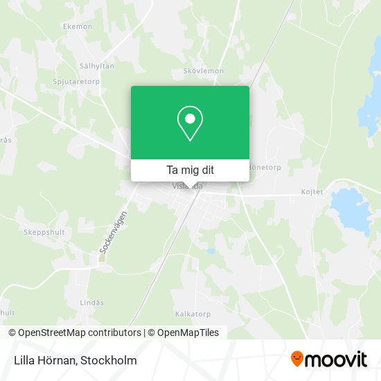 Lilla Hörnan karta