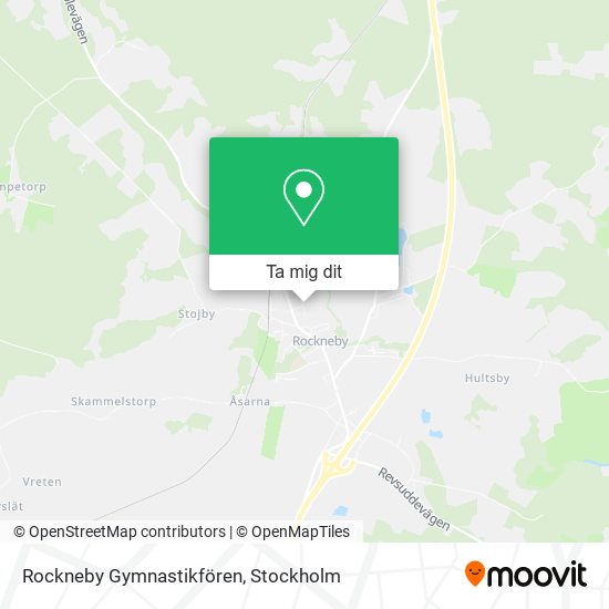 Rockneby Gymnastikfören karta