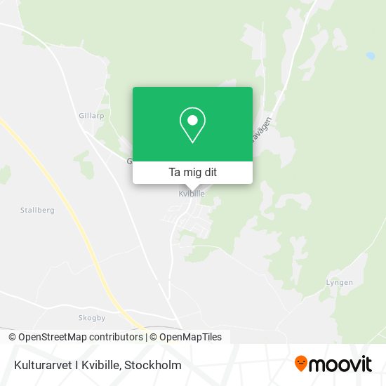 Kulturarvet I Kvibille karta