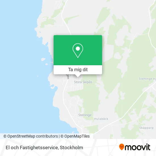 El och Fastighetsservice karta