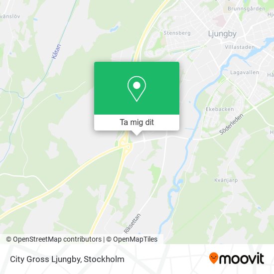 City Gross Ljungby karta