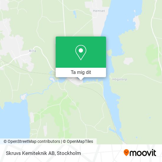 Skruvs Kemiteknik AB karta