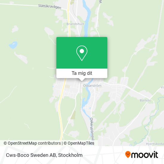 Cws-Boco Sweden AB karta