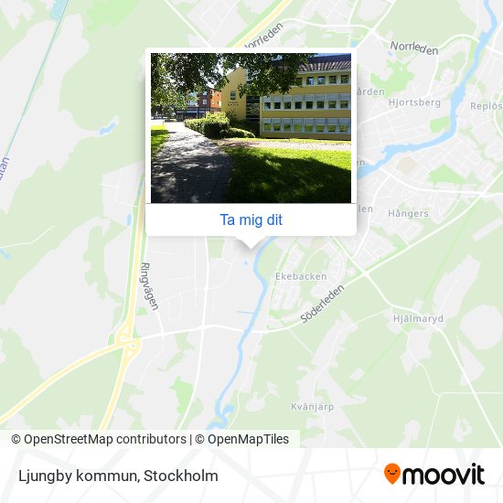 Ljungby kommun karta