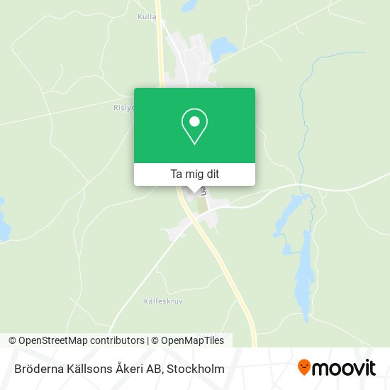 Bröderna Källsons Åkeri AB karta