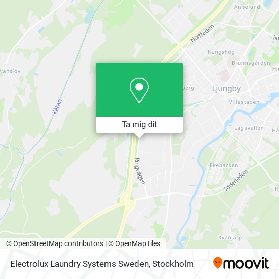 Electrolux Laundry Systems Sweden karta