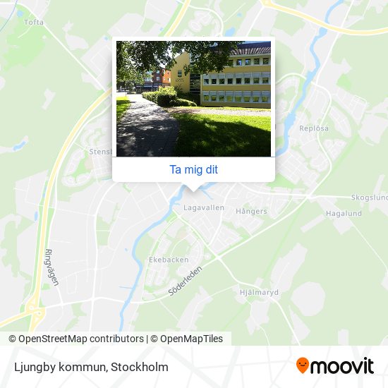 Ljungby kommun karta