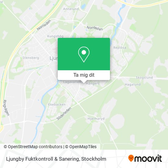 Ljungby Fuktkontroll & Sanering karta