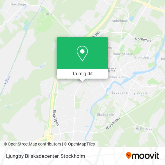 Ljungby Bilskadecenter karta