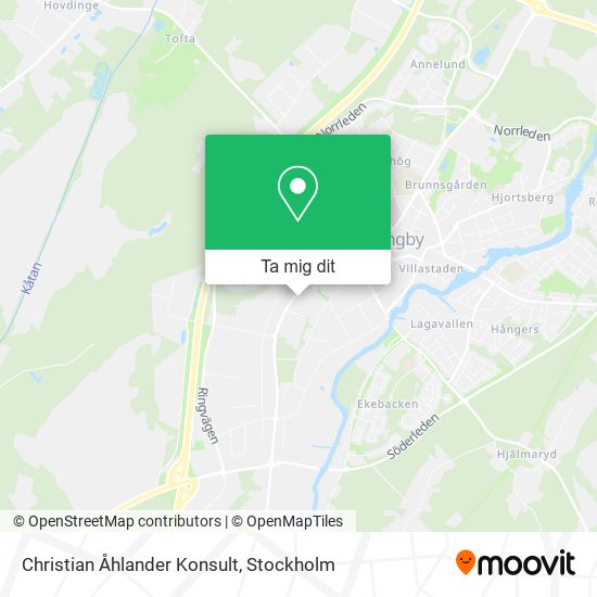 Christian Åhlander Konsult karta