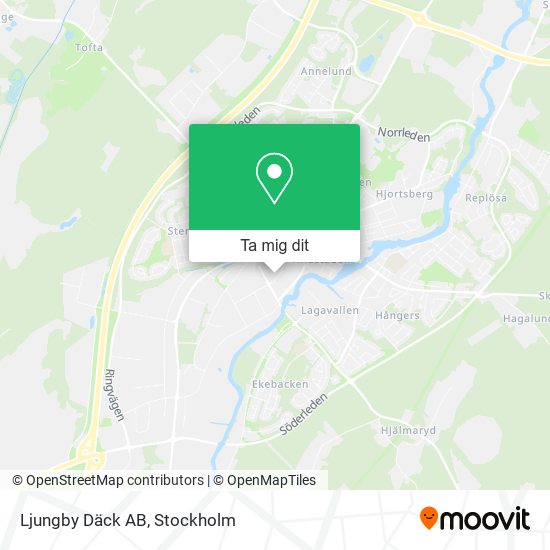 Ljungby Däck AB karta