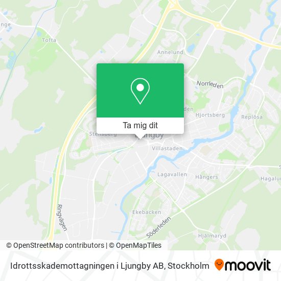 Idrottsskademottagningen i Ljungby AB karta