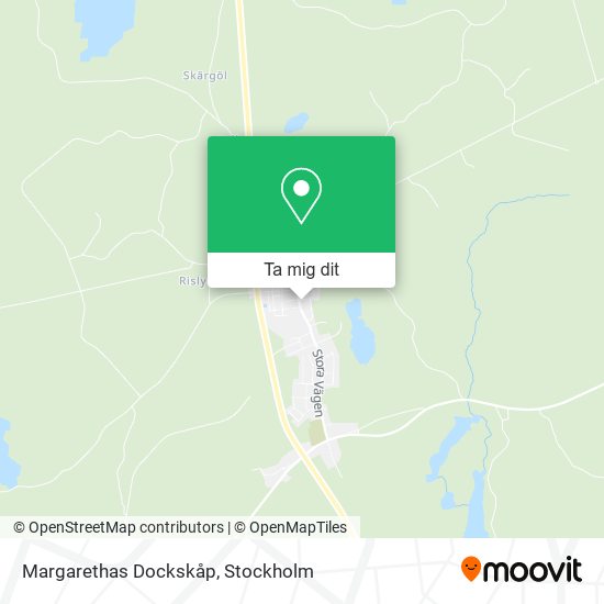 Margarethas Dockskåp karta