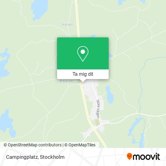Campingplatz karta