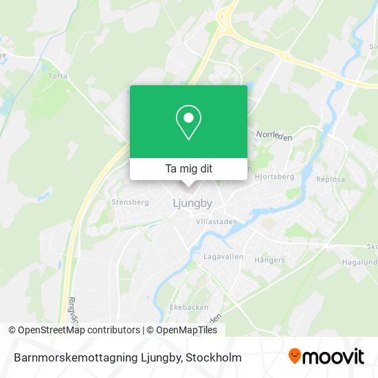 Barnmorskemottagning Ljungby karta