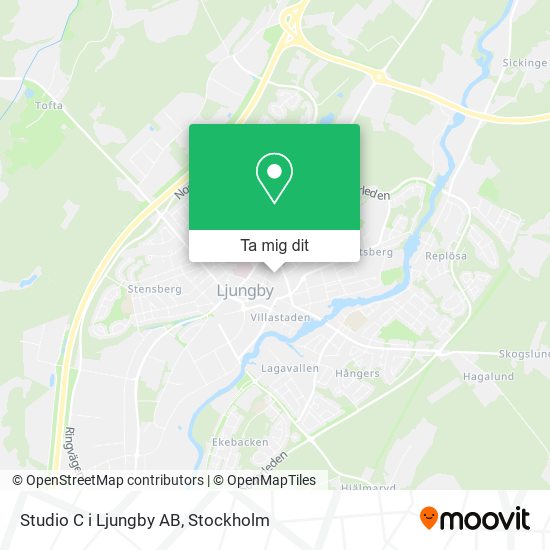 Studio C i Ljungby AB karta