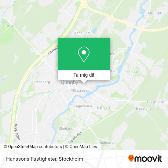 Hanssons Fastigheter karta