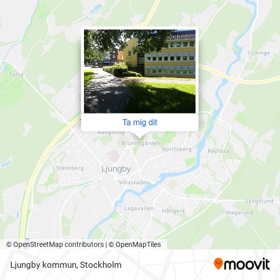 Ljungby kommun karta