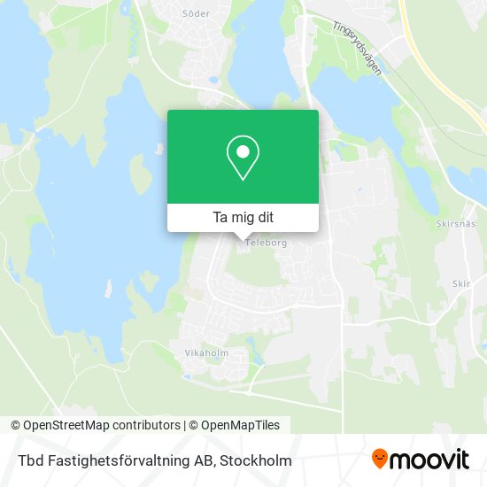 Tbd Fastighetsförvaltning AB karta