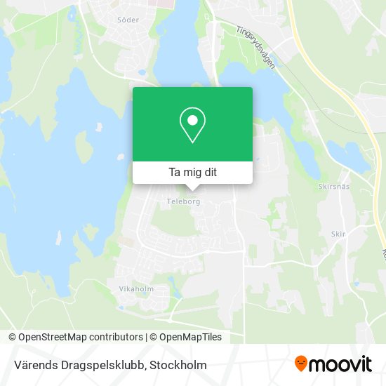 Värends Dragspelsklubb karta