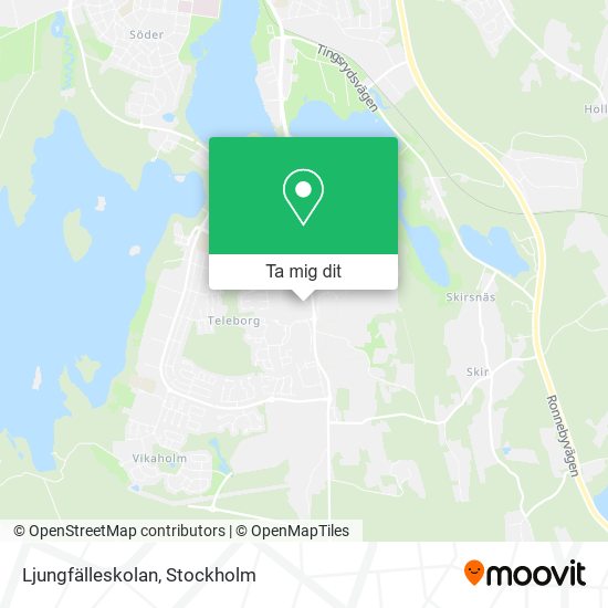 Ljungfälleskolan karta