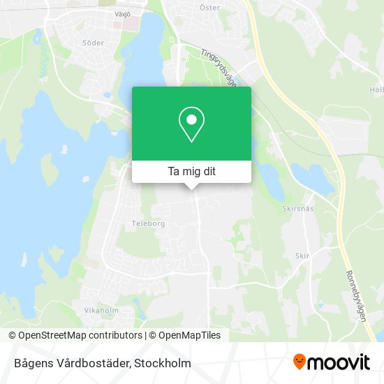 Bågens Vårdbostäder karta