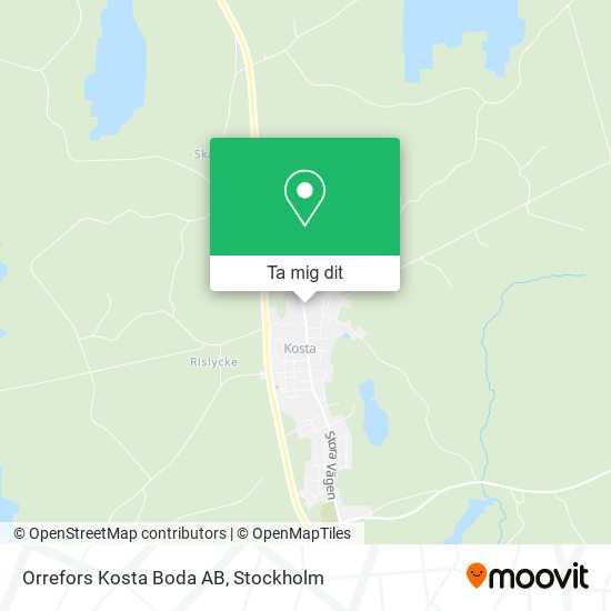 Orrefors Kosta Boda AB karta