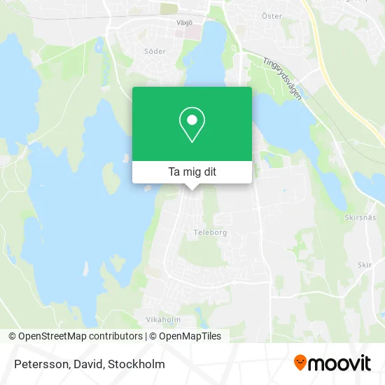 Petersson, David karta