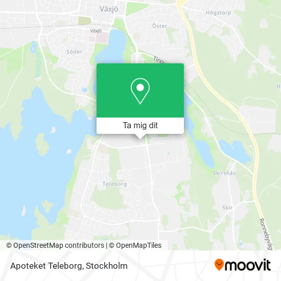 Apoteket Teleborg karta