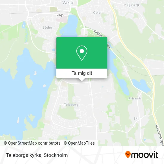 Teleborgs kyrka karta