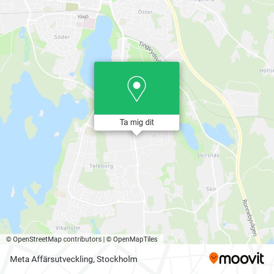 Meta Affärsutveckling karta