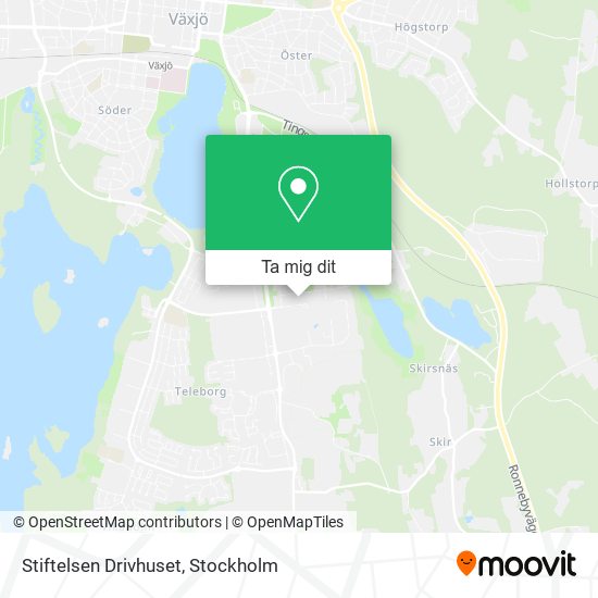 Stiftelsen Drivhuset karta